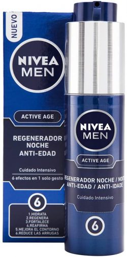 Crème hydratante de nuit homme Nivea Men Active